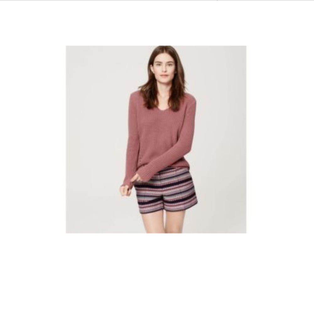 Ann Taylor Loft Multicolor Riviera Shorts